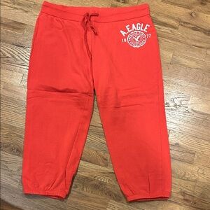 American Eagle Outfitters Red Joggers